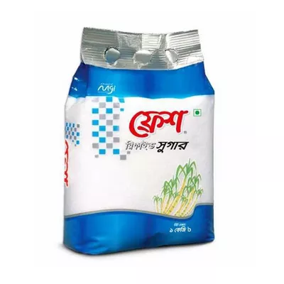 ১ কেজি-ফ্রেশ পরিশোধিত চিনি / Fresh Refined Sugar-1 kg