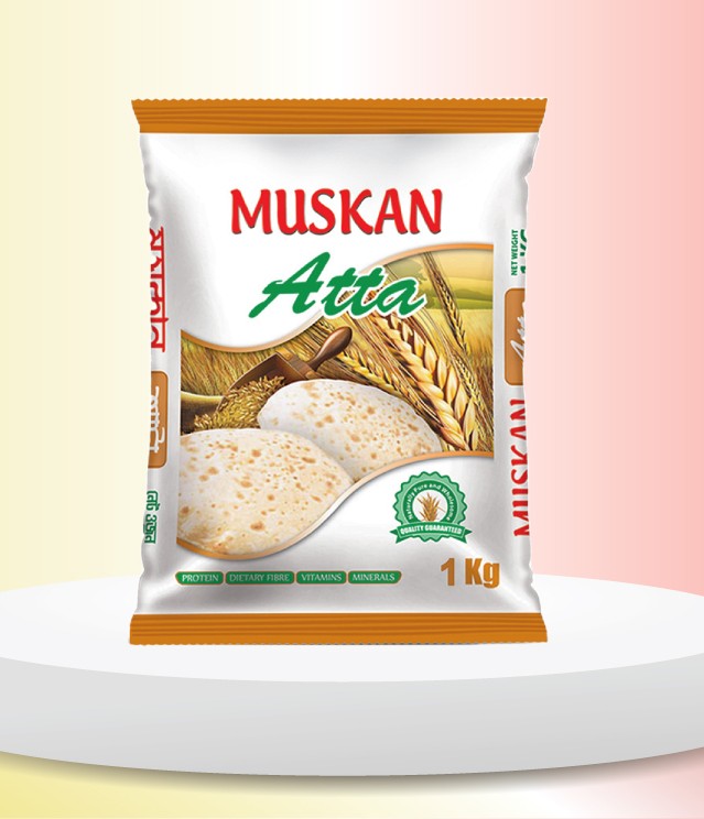 ১ কেজি-মুসকান আটা / 1 kg-Muskan Atta