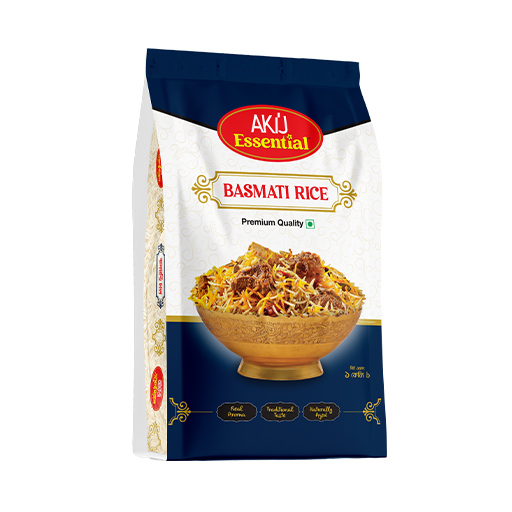 ১ কেজি-আকিজ এসেনসিয়াল সুগন্ধি বাসমতি চাল / Akij Essential Premium Basmati Rice 1kg