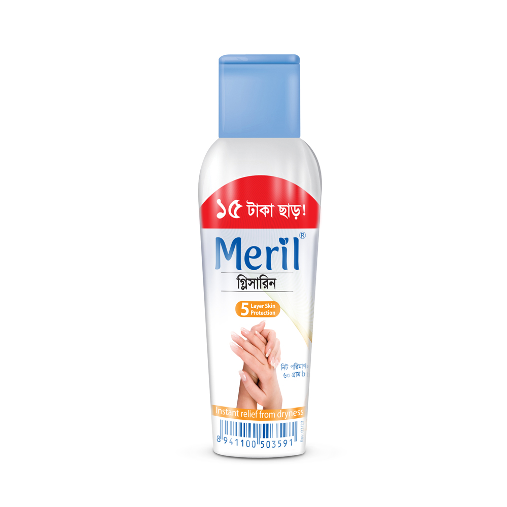 Buy 1 Meril Glycerine-60 gm and Get 15 Taka Off