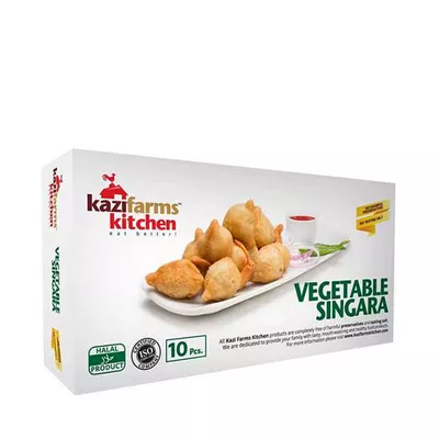 Kazi Farms Kitchen Vegetable Singara-10pcs/300 gm